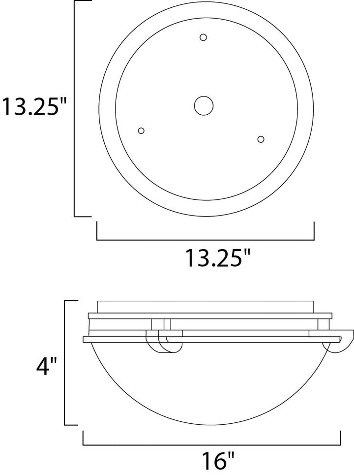 Maxim Malaga 2681MROI Ceiling Light - Oil Rubbed Bronze