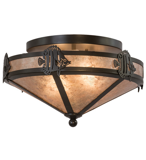 Meyda Tiffany Angel Fish 26877 Ceiling Light - Timeless Bronze