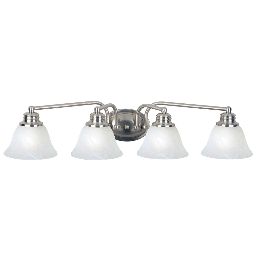 Maxim Malaga 2689MRSN Bath Vanity Light 29 in. wide - Satin Nickel