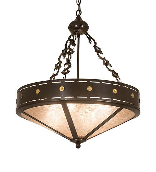 Meyda Tiffany Craftsman 26923 Pendant Light - Timeless Bronze