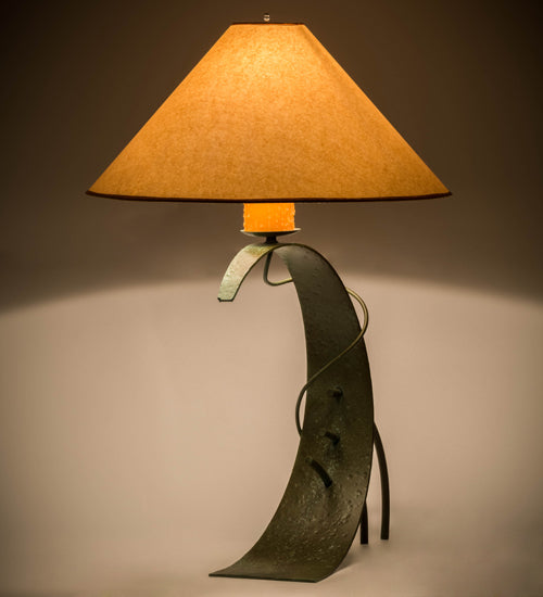 Meyda Tiffany Lighting 26967 Tara One Light Table Lamp Lamp Bronze / Dark