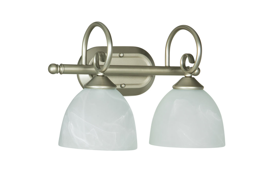 Craftmade Raleigh 25302-SN Bath Vanity Light 15 in. wide - Satin Nickel