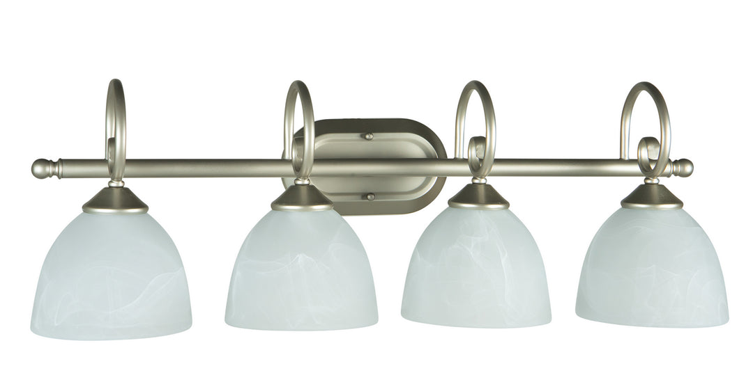 Craftmade Raleigh 25304-SN Bath Vanity Light 31 in. wide - Satin Nickel