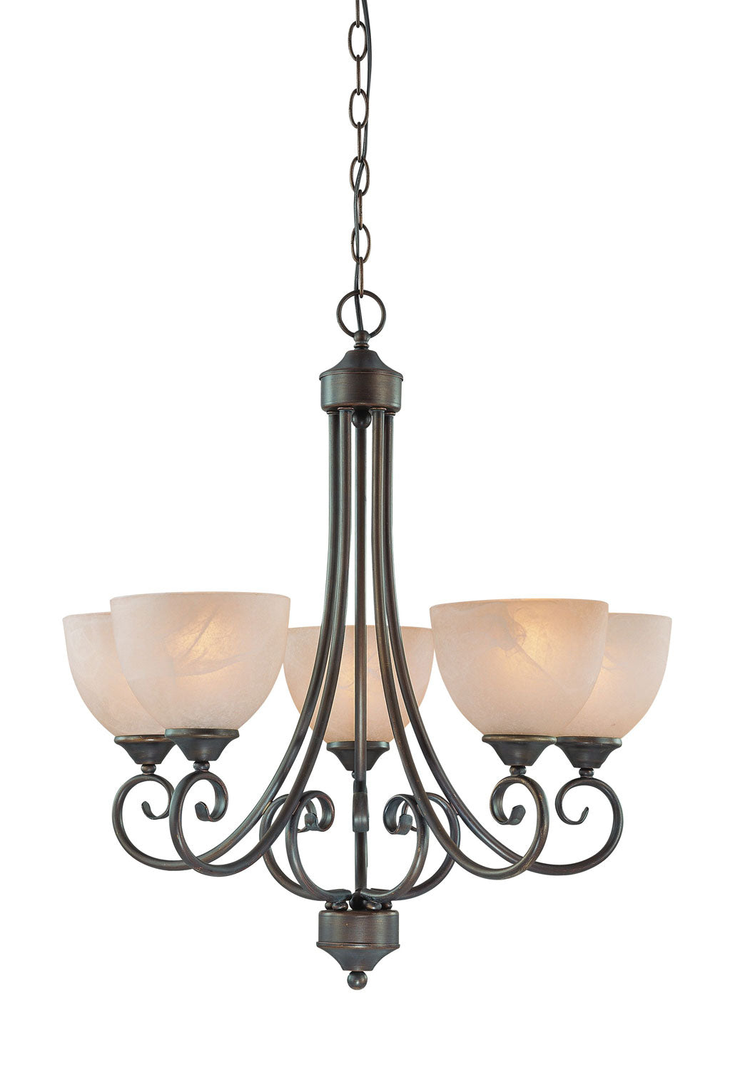 Craftmade Raleigh 25325-OLB Chandelier Light - Oiled Bronze