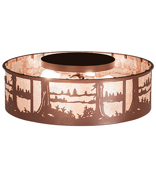 Meyda Tiffany Quiet Pond 26986 Ceiling Light - Rust