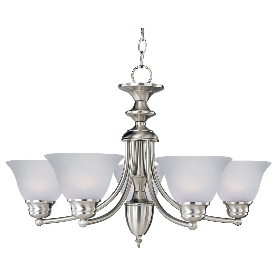 Maxim Malaga 2699FTSN Chandelier Light - Satin Nickel