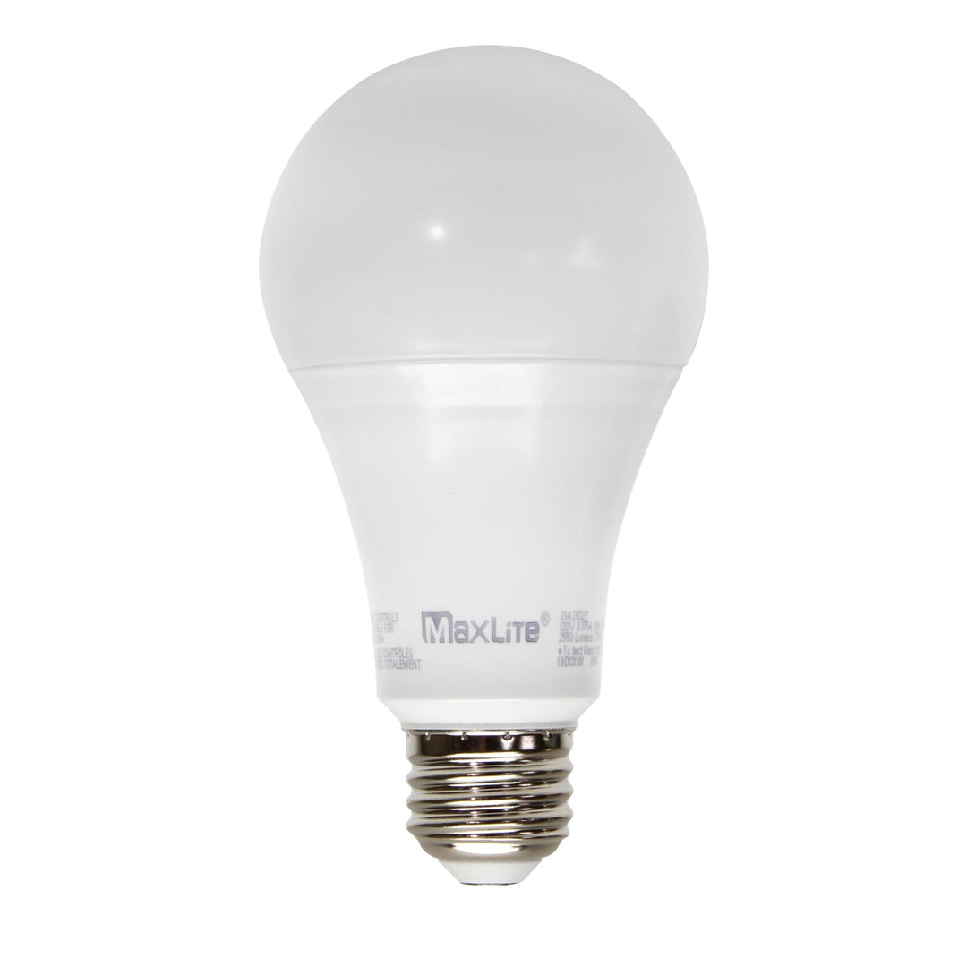 Maxlite Lighting 102726  26W A23 Non-Dim 3200K 3000 Lumens 120-277V A Shape Led Light Bulb