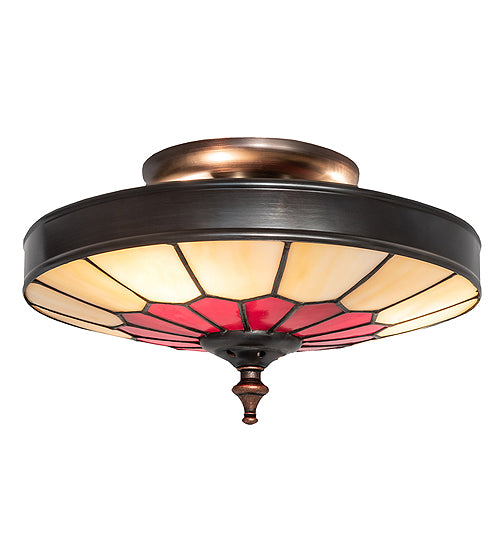 Meyda Tiffany Vincent 27056 Ceiling Light - Craftsman Brown