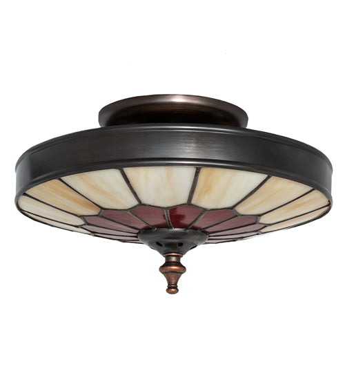 Meyda Tiffany Vincent 27056 Ceiling Light - Craftsman Brown