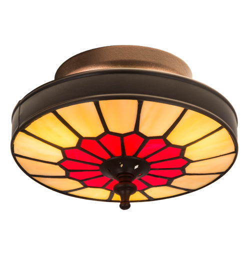 Meyda Tiffany Vincent 27058 Ceiling Light - Craftsman Brown