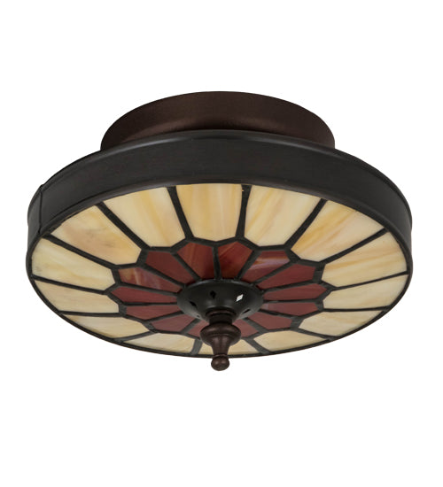 Meyda Tiffany Vincent 27058 Ceiling Light - Craftsman Brown