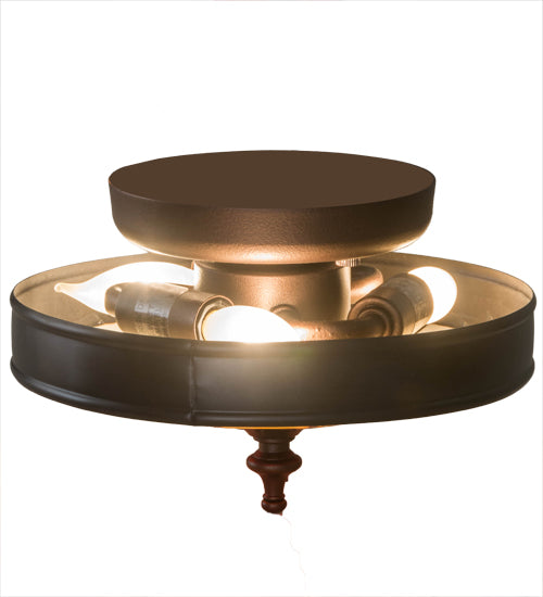 Meyda Tiffany Vincent 27058 Ceiling Light - Craftsman Brown