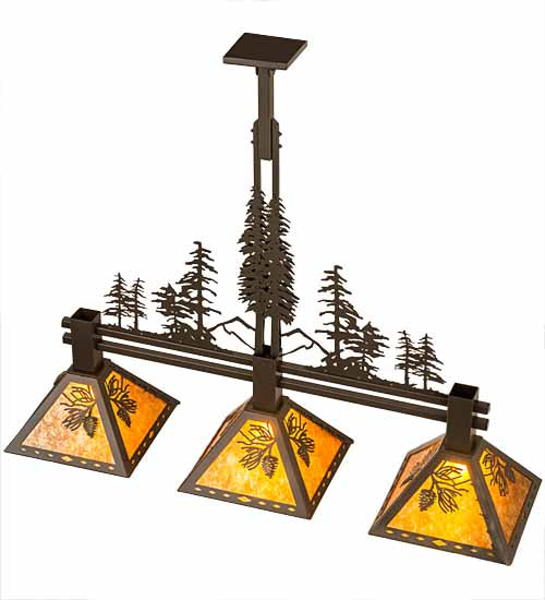 Meyda Tiffany Tall Pines 27073 Pendant Light - Timeless Bronze