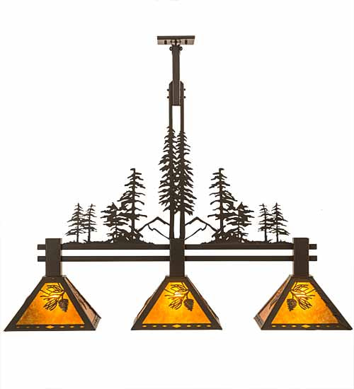 Meyda Tiffany Tall Pines 27073 Pendant Light - Timeless Bronze