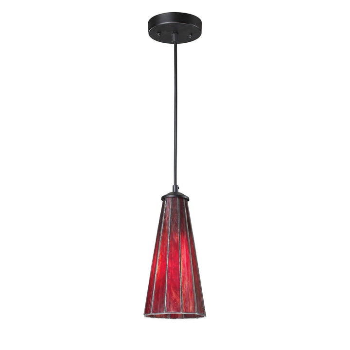 Elk Lumino 70000-1IR Pendant Light - Inferno Red