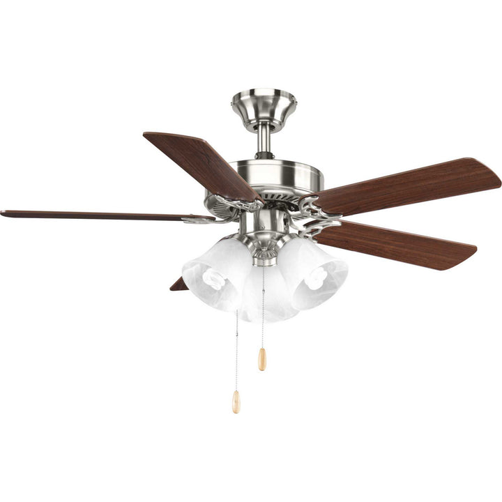 Progress Airpro P2500-09 Ceiling Fan - Brushed Nickel, Cherry, Natural Cherry/