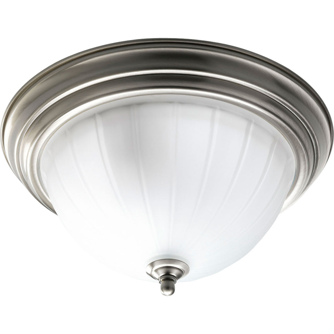Progress Melon Glass P3817-09 Ceiling Light - Brushed Nickel