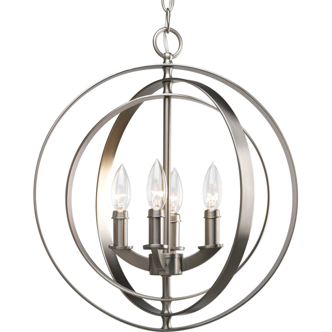 Progress Equinox P3827-126 Chandelier Light - Burnished Silver