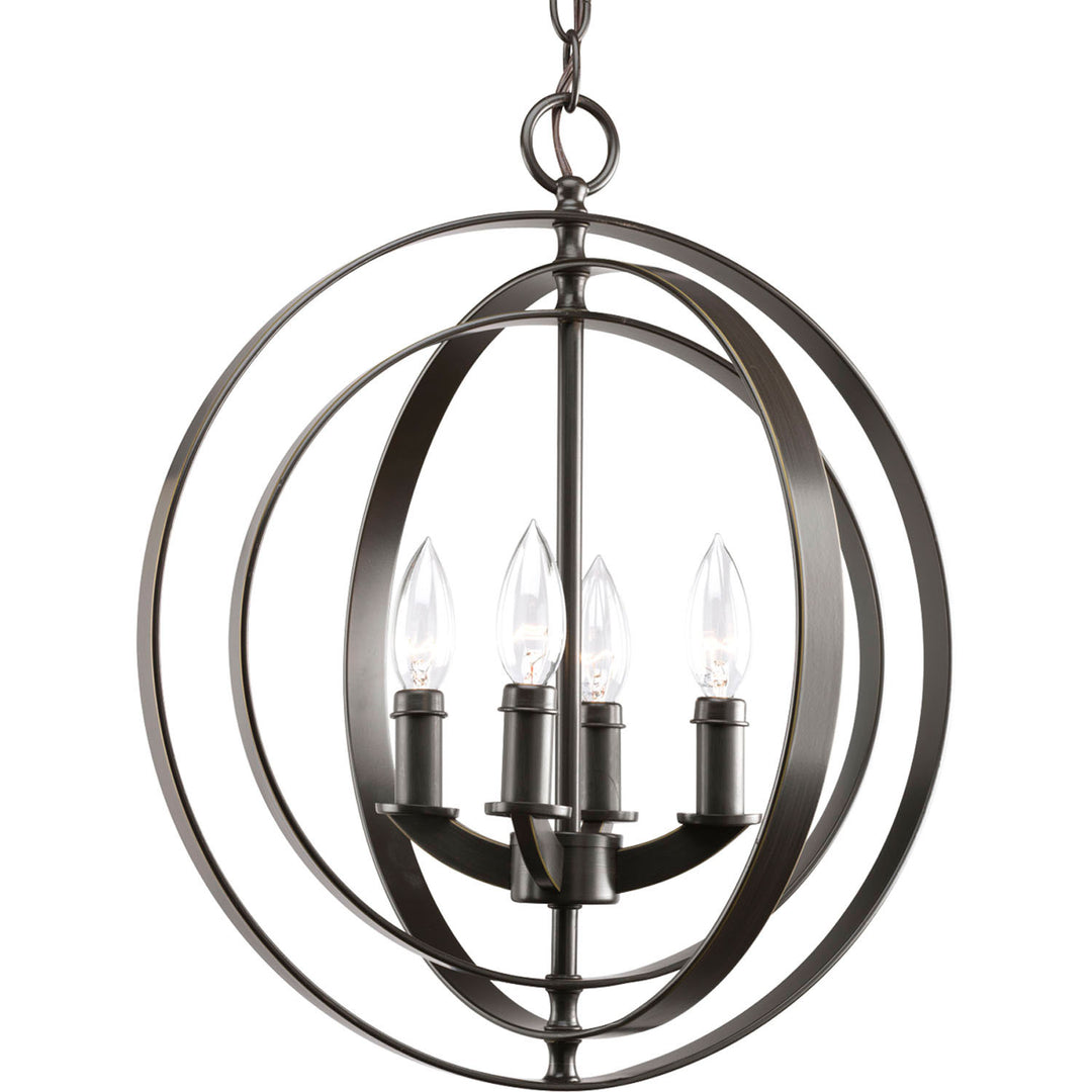Progress Equinox P3827-20 Chandelier Light - Antique Bronze