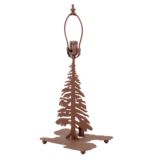 Meyda Tiffany Lighting 27193 Tall Pines Two Light Table Base Utility Light Bronze / Dark