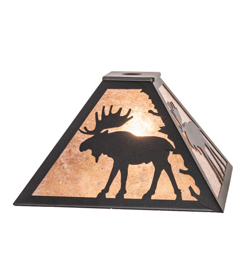 Meyda Tiffany Lighting 27207 Moose Shade Lamp Shade Bronze / Dark