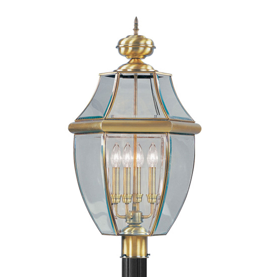 Livex Lighting 2358-01  Monterey Outdoor Antique Brass