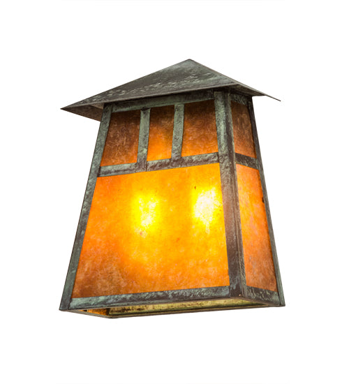 Meyda Tiffany Lighting 27213 Stillwater Two Light Wall Sconce Outdoor Bronze / Dark