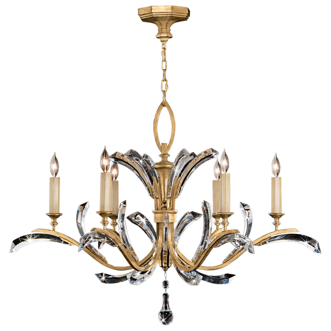 Fine Art Beveled Arcs 761240ST Chandelier Light - Gold