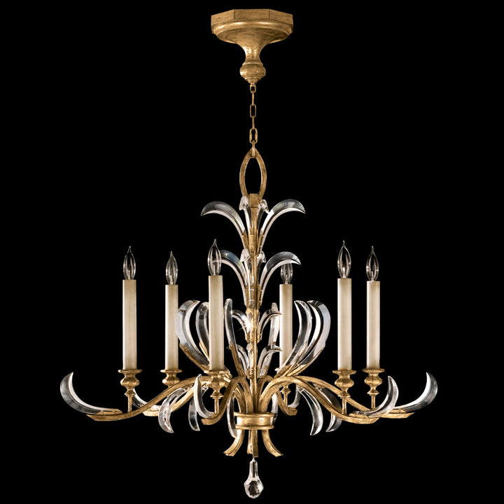 Fine Art Beveled Arcs 762640ST Chandelier Light - Gold