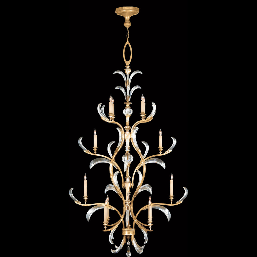 Fine Art Beveled Arcs 762940ST Chandelier Light - Gold