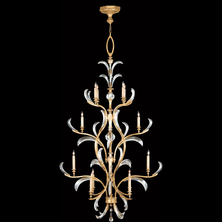 Fine Art Beveled Arcs 762940ST Chandelier Light - Gold