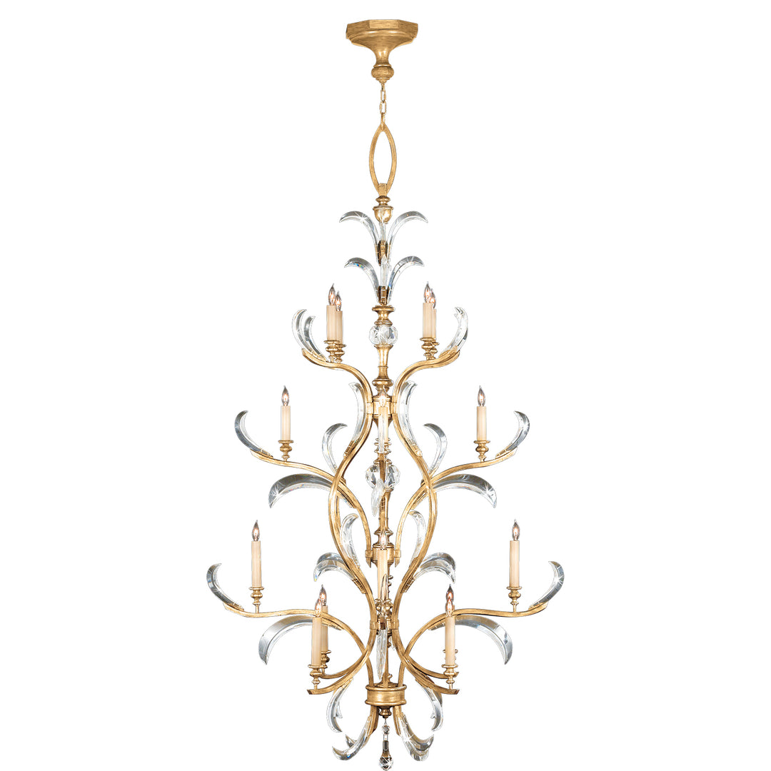 Fine Art Beveled Arcs 762940ST Chandelier Light - Gold