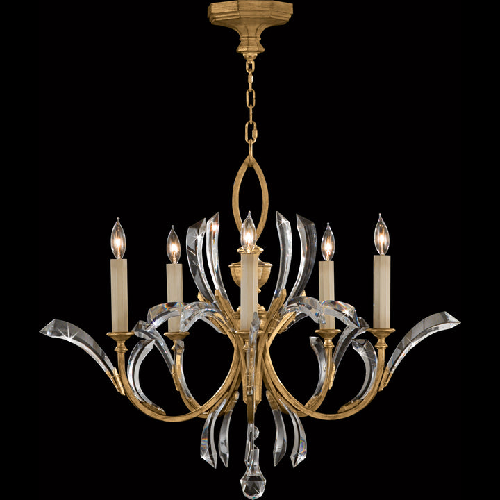 Fine Art Beveled Arcs 763040ST Chandelier Light - Gold