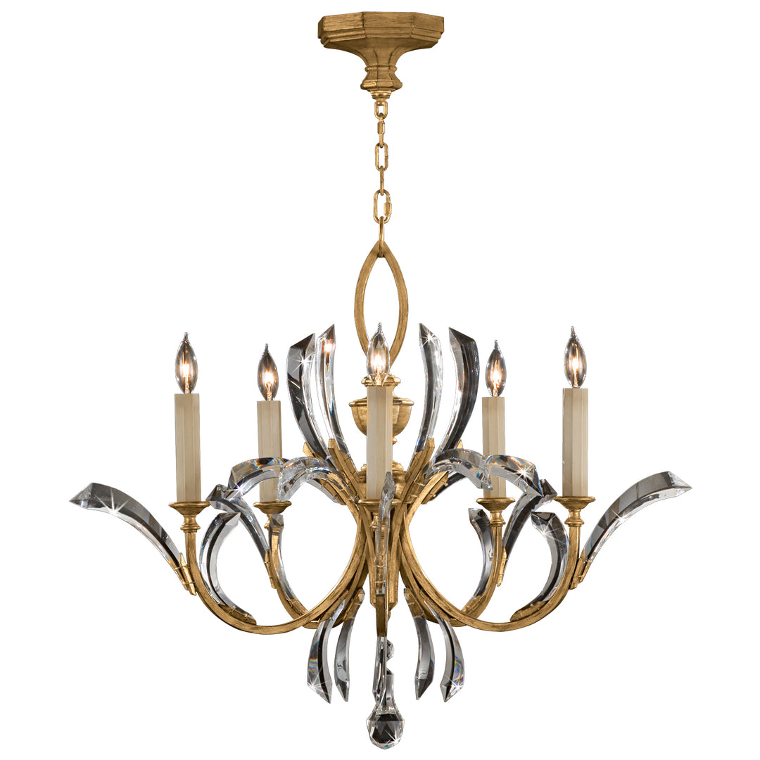 Fine Art Beveled Arcs 763040ST Chandelier Light - Gold