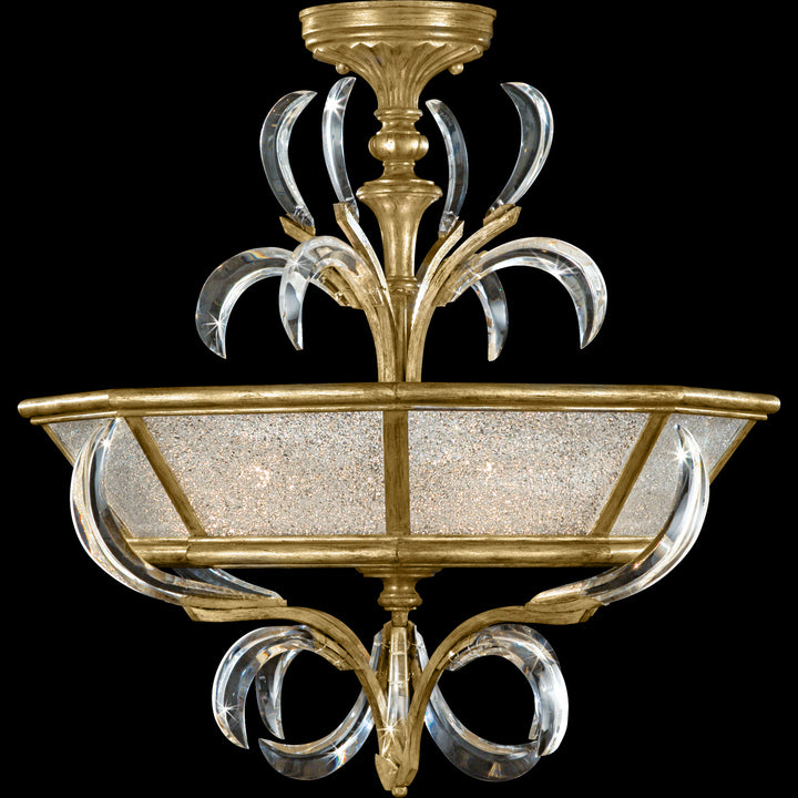 Fine Art Beveled Arcs 767740ST Ceiling Light - Gold