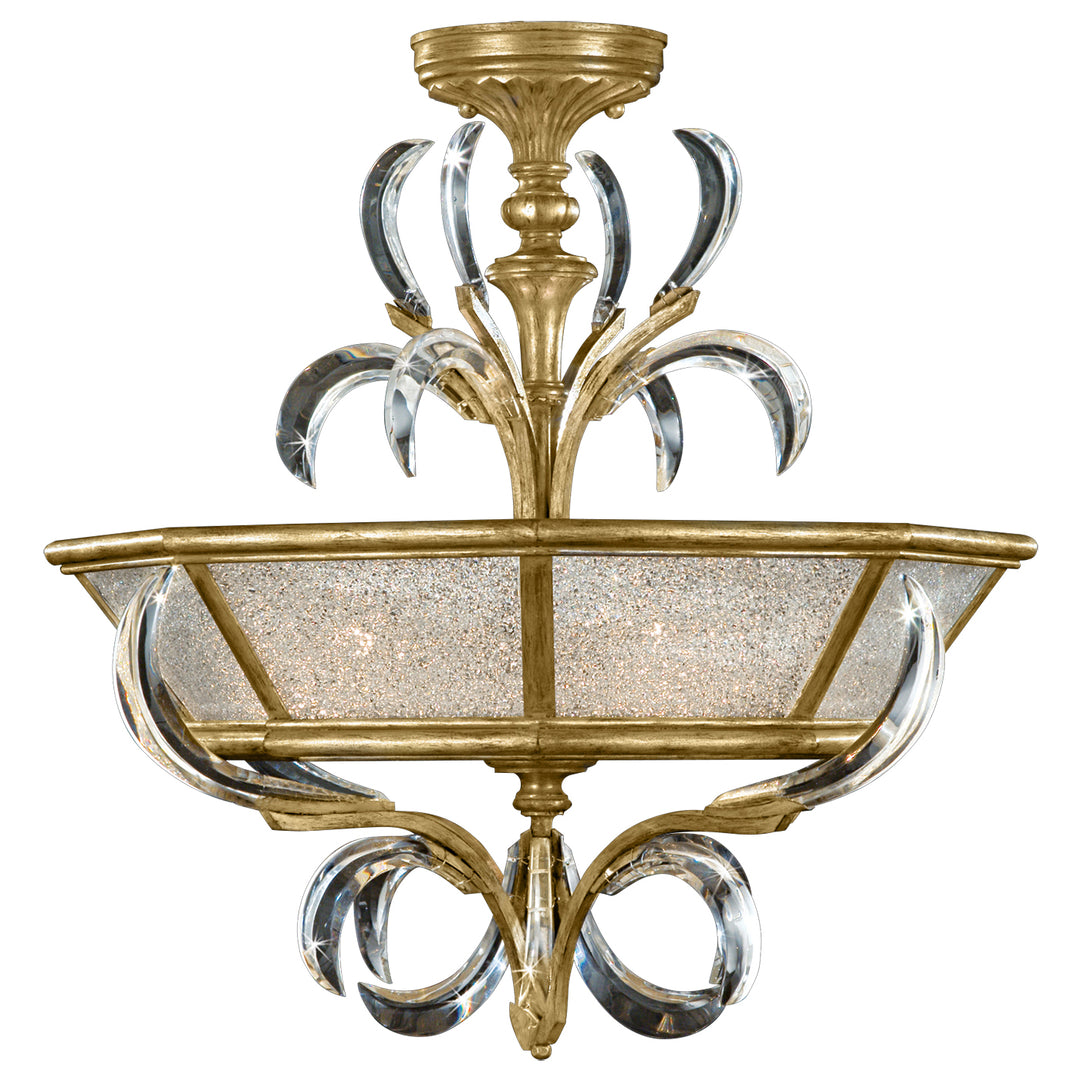 Fine Art Beveled Arcs 767740ST Ceiling Light - Gold