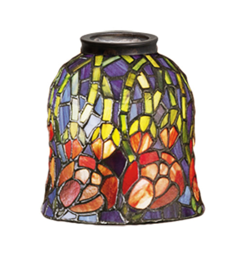 Meyda Tiffany Lighting 27246 Red Rosebud Shade Lamp Shade Multicolored