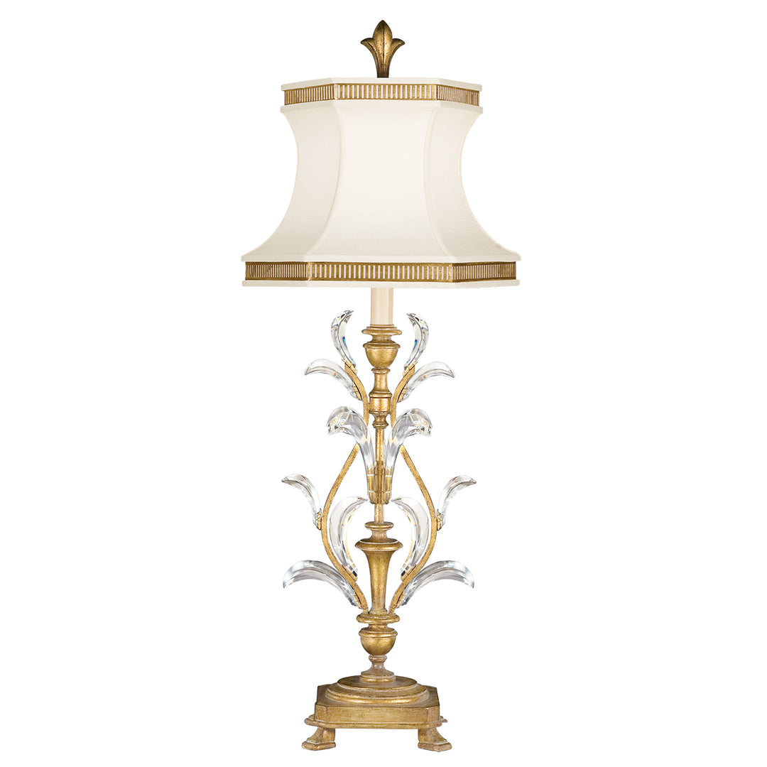 Fine Art Lighting 769010ST Beveled Arcs One Light Table Lamp Lamp Gold, Champ, Gld Leaf