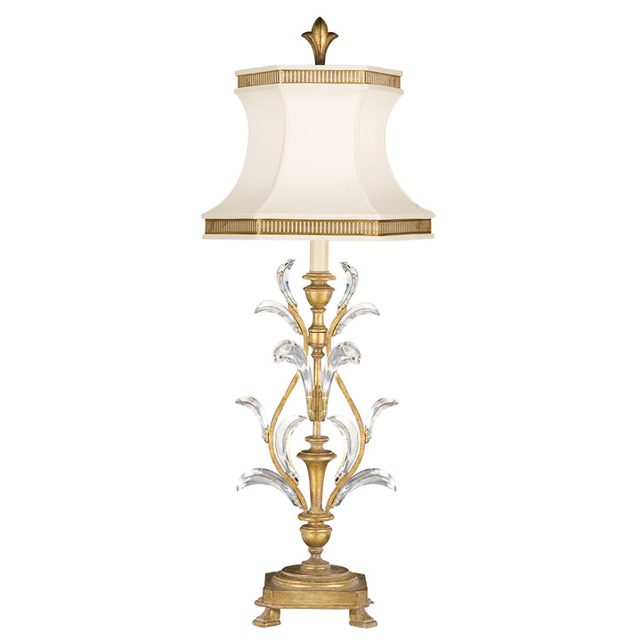 Fine Art Lighting 769010ST Beveled Arcs One Light Table Lamp Lamp Gold, Champ, Gld Leaf