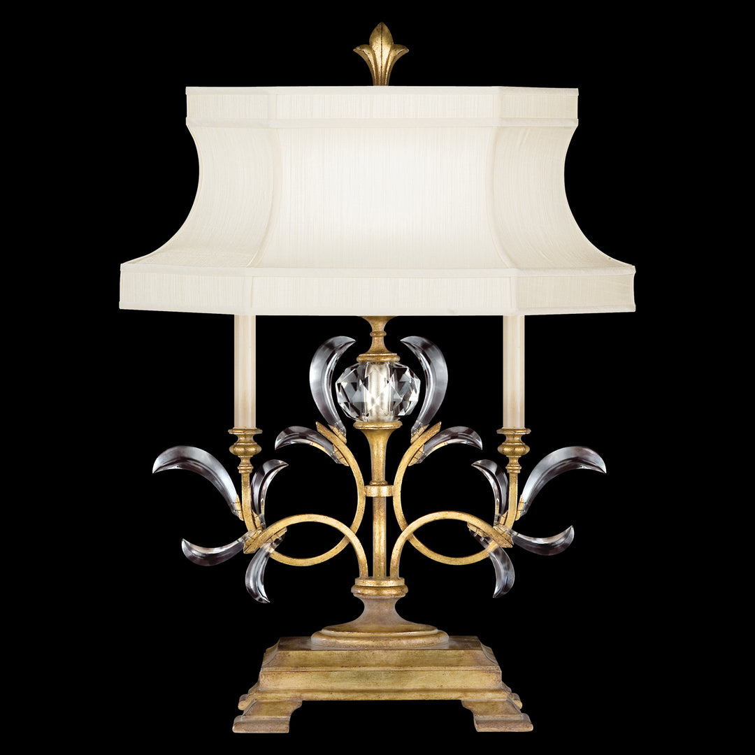 Fine Art Lighting 769110ST Beveled Arcs One Light Table Lamp Lamp Gold, Champ, Gld Leaf