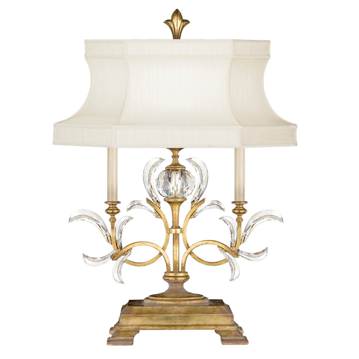 Fine Art Lighting 769110ST Beveled Arcs One Light Table Lamp Lamp Gold, Champ, Gld Leaf