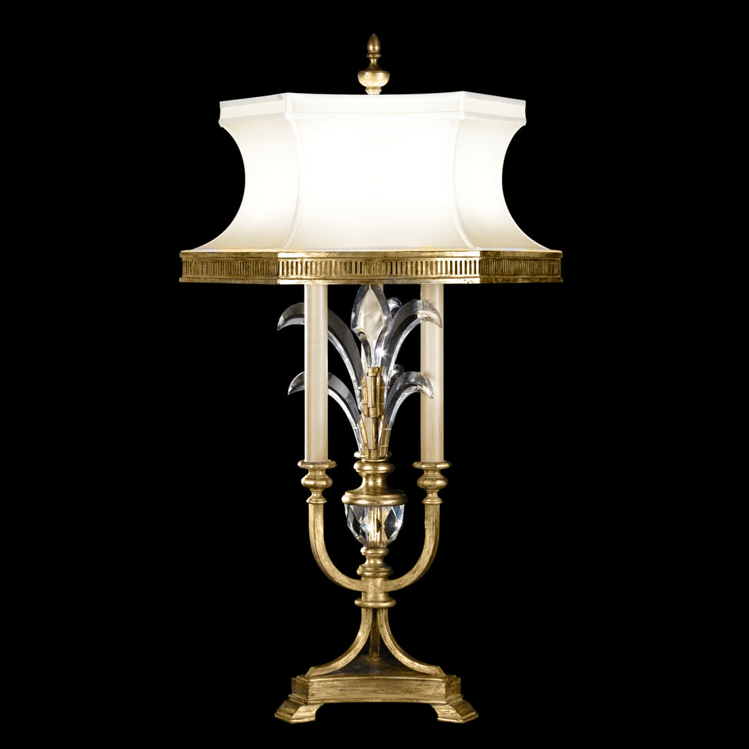 Fine Art Lighting 769410ST Beveled Arcs Three Light Table Lamp Lamp Gold, Champ, Gld Leaf