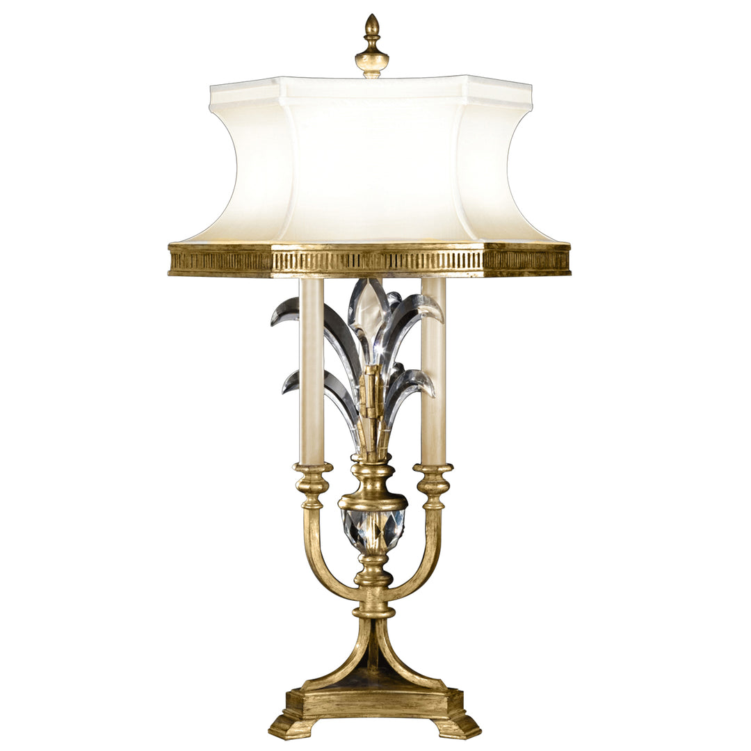 Fine Art Lighting 769410ST Beveled Arcs Three Light Table Lamp Lamp Gold, Champ, Gld Leaf