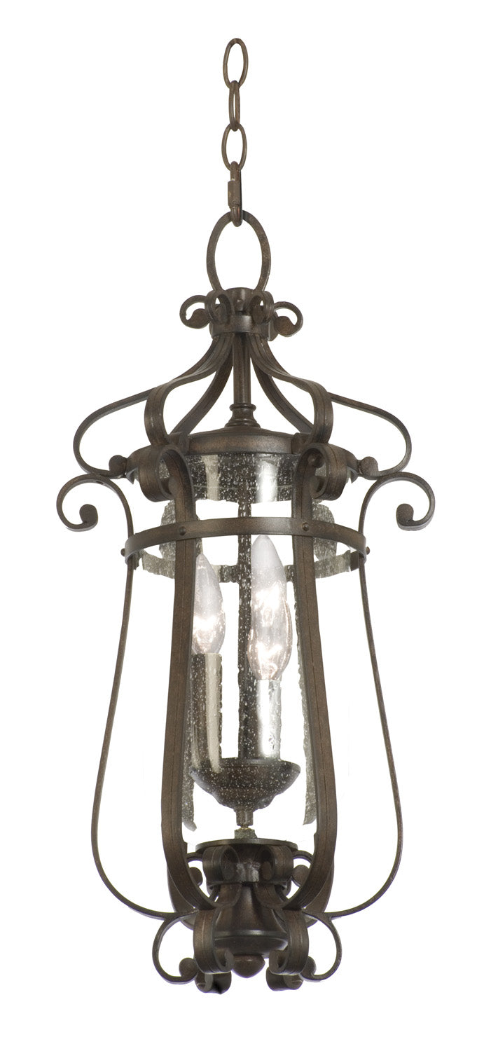 Kalco Lighting 9235BB Hartford Outdoor Three Light Outdoor Hanging Lantern Outdoor Bronze / Dark