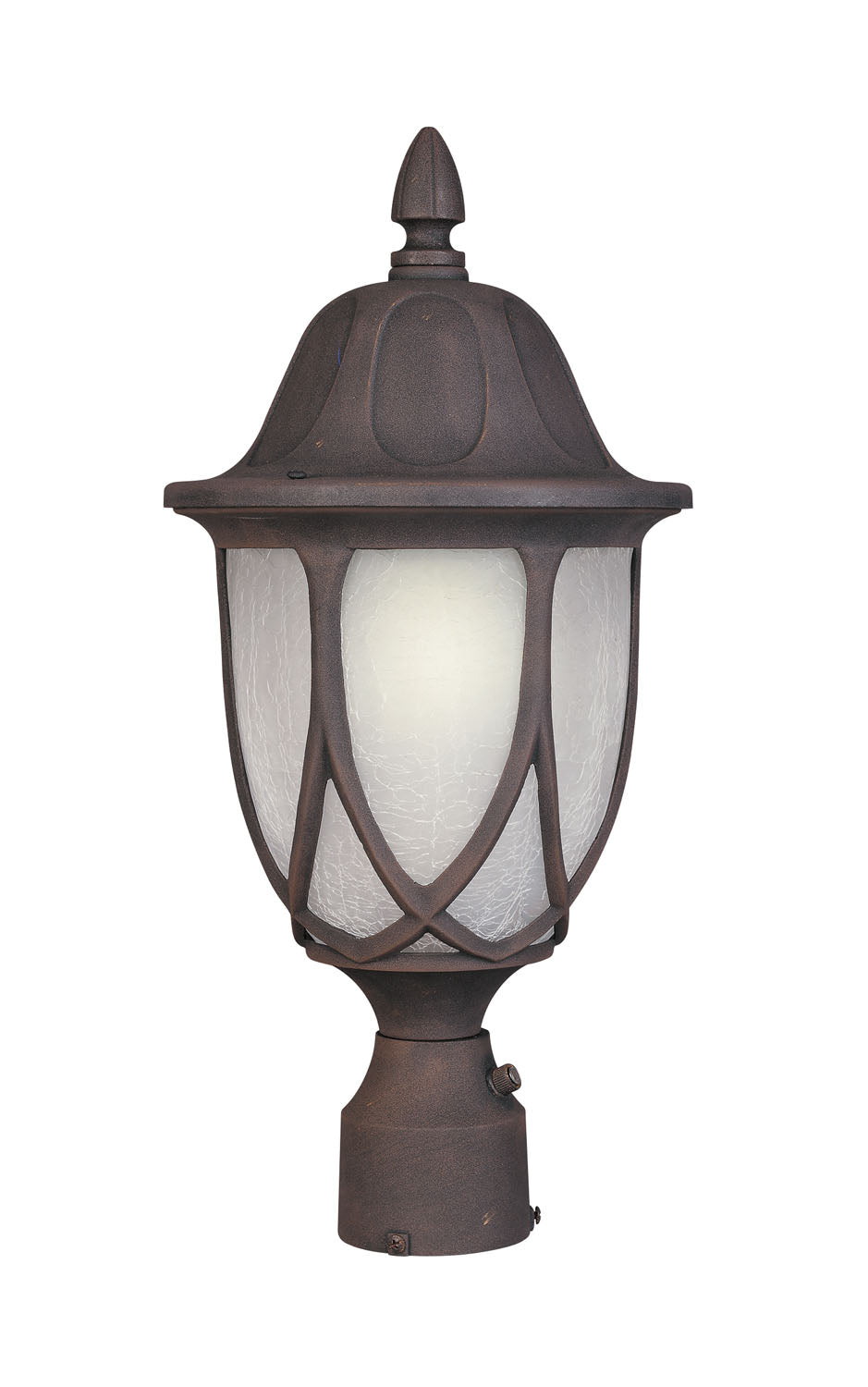 Designers Fountain 2866-AG Capella One Light Post Lantern Outdoor Bronze / Dark