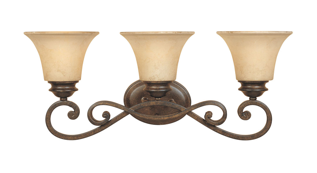 Designers Fountain Mendocino 81803-FSN Bath Vanity Light 25 in. wide - Forged Sienna