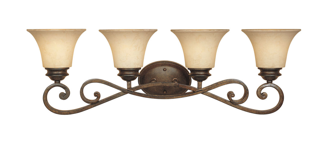 Designers Fountain Mendocino 81804-FSN Bath Vanity Light 32 in. wide - Forged Sienna