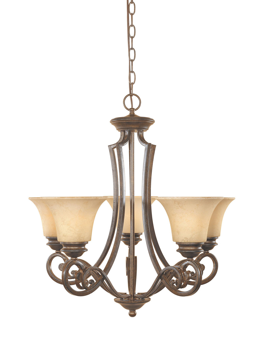 Designers Fountain Mendocino 81885-FSN Chandelier Light - Forged Sienna