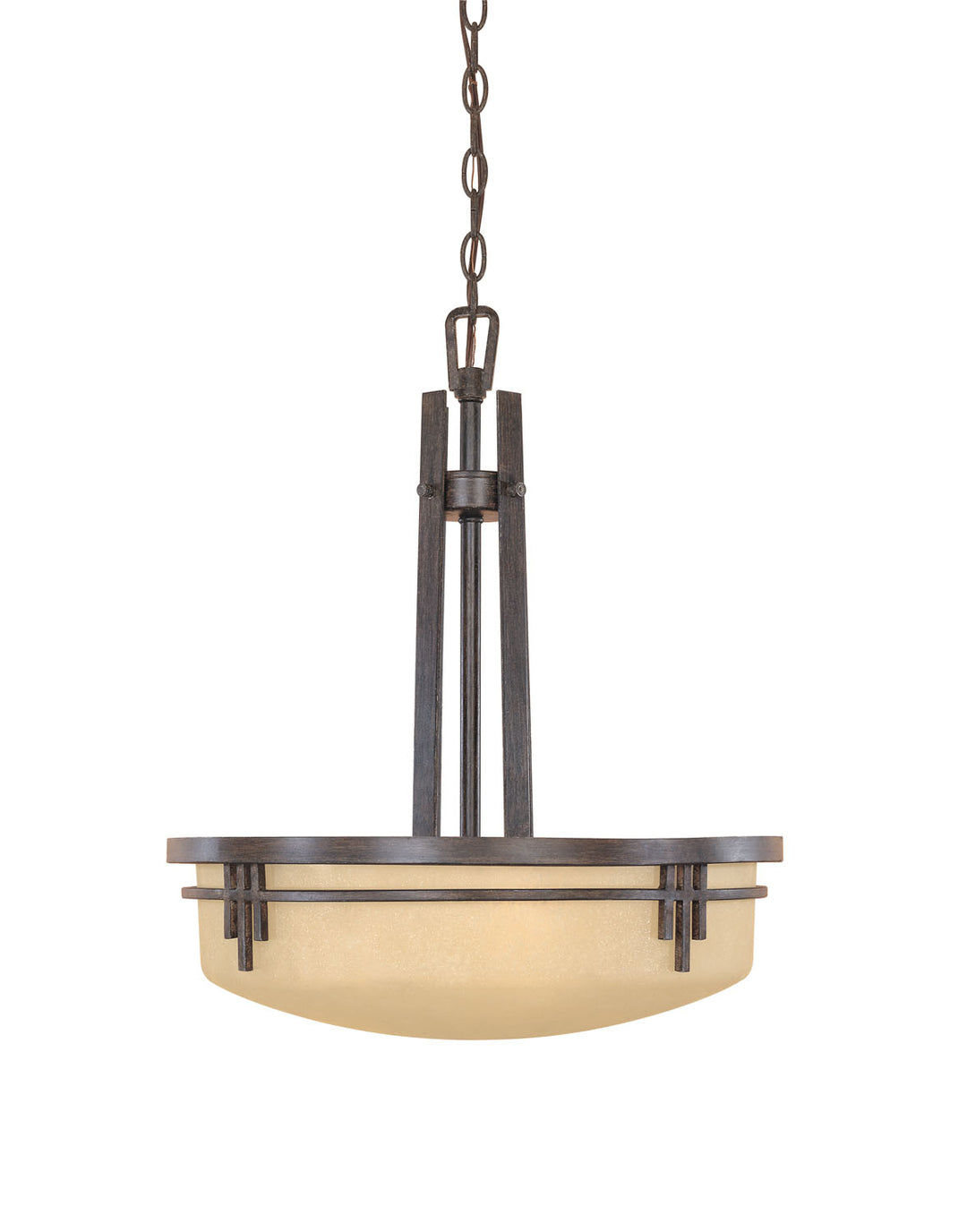 Designers Fountain Mission Ridge 82131-WM Pendant Light - Warm Mahogany