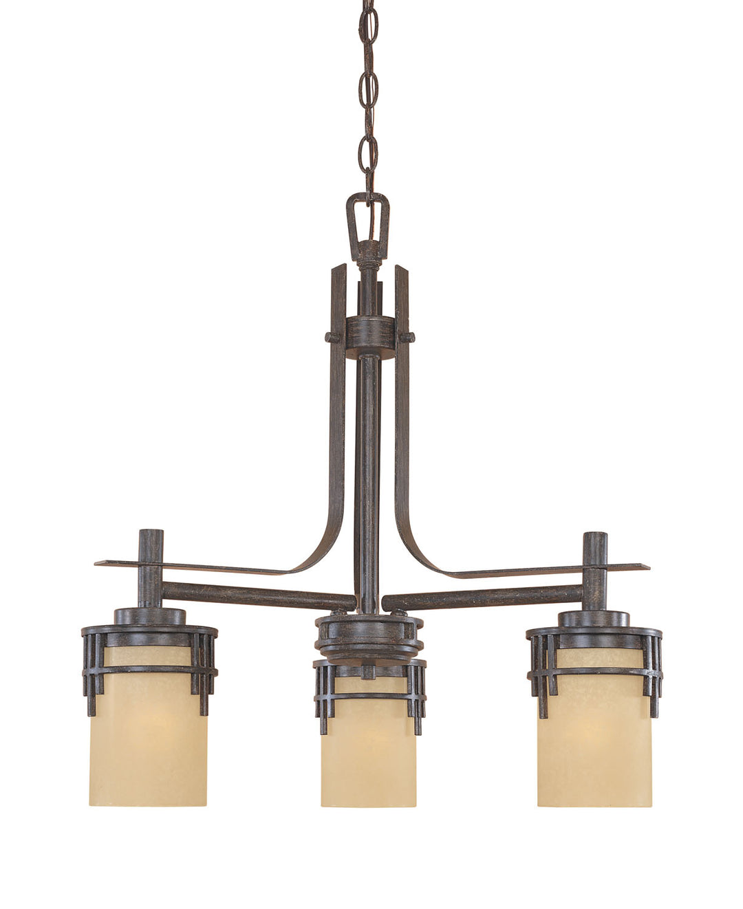 Designers Fountain Mission Ridge 82183-WM Chandelier Light - Warm Mahogany